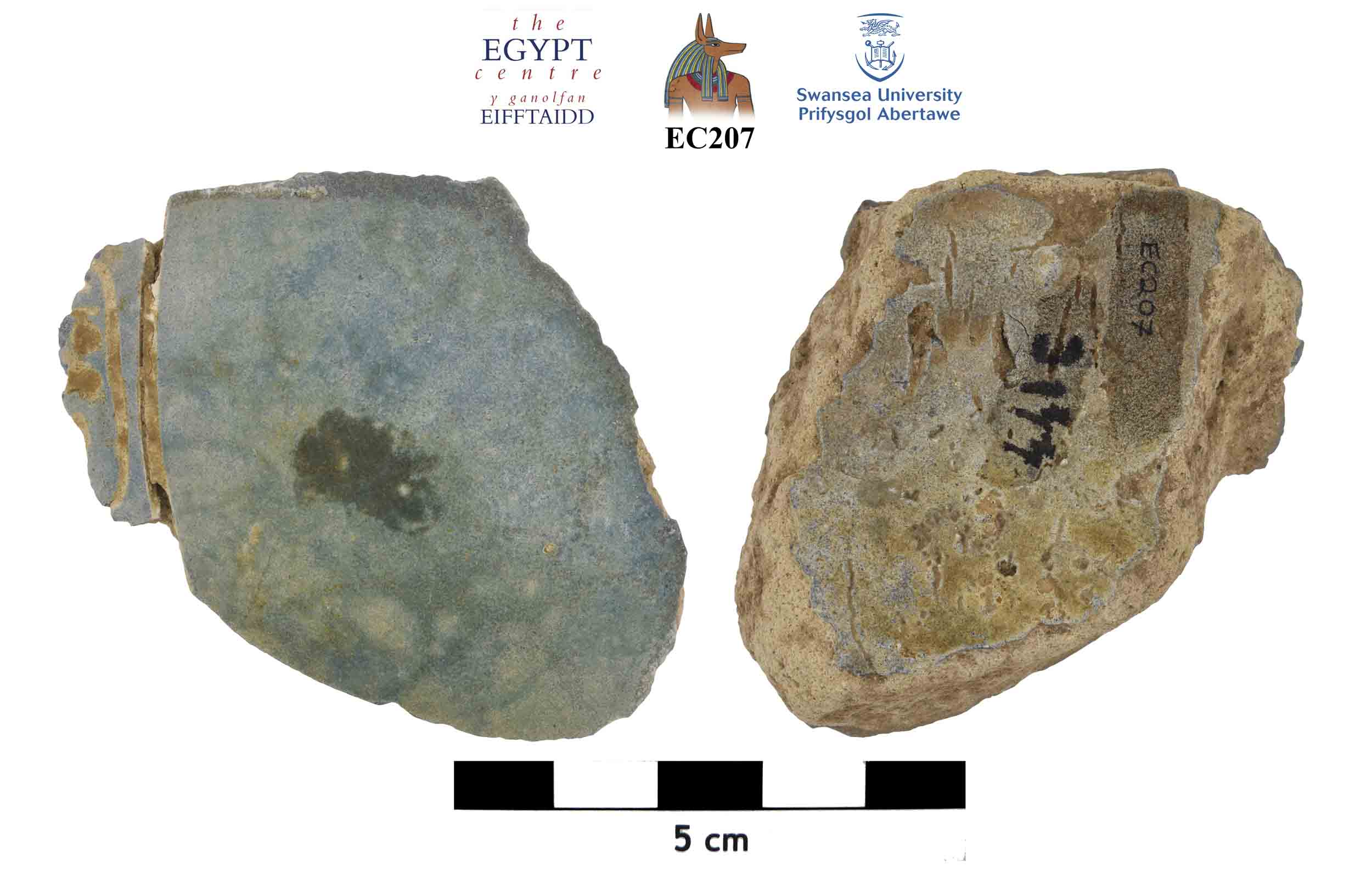 Image for: Fragment of faience